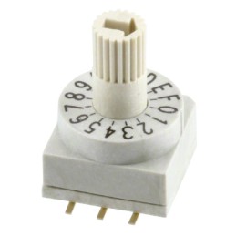 1 pcs : 428521420916 - SWITCH ROTARY DIP HEX 0.15A 24V