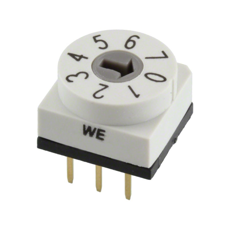 1 pcs : 428527320908 - SW ROTARY DIP OCTAL 0.15A 24V