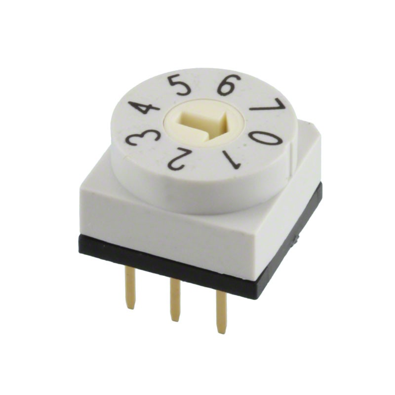 1 pcs : 428527320909 - SW ROTARY DIP OCT COMP 0.15A 24V