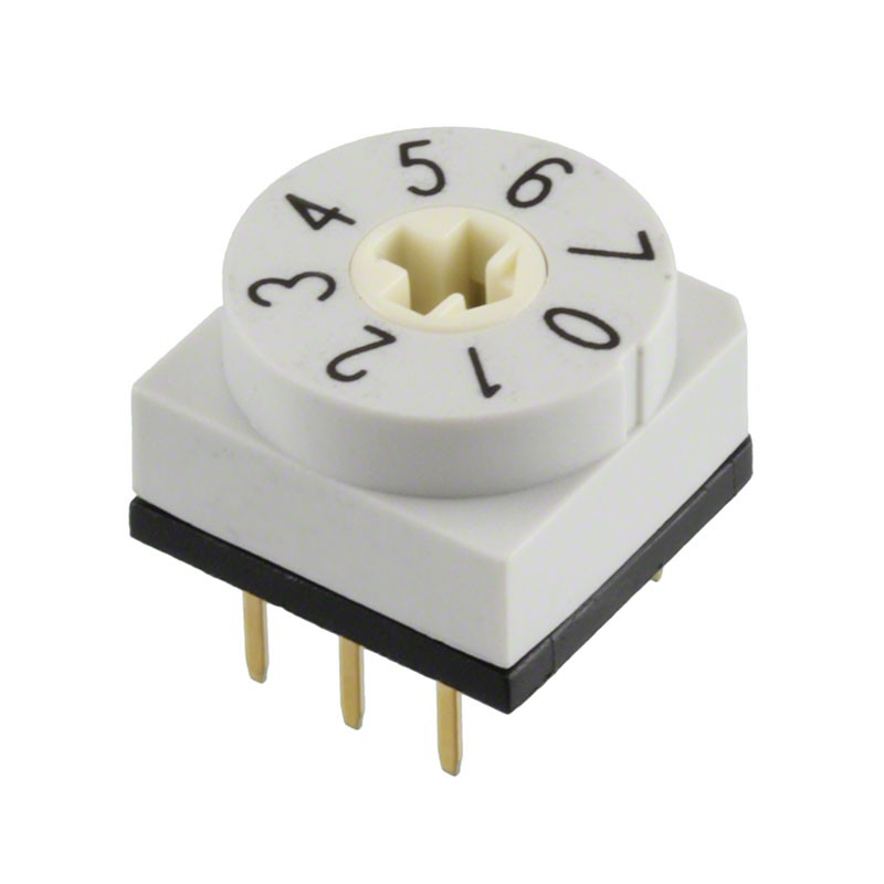 1 pcs : 428527520909 - SW ROTARY DIP OCT COMP 0.15A 24V