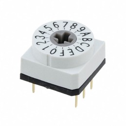 1 pcs : 428527520916 - SWITCH ROTARY DIP HEX 0.15A 24V