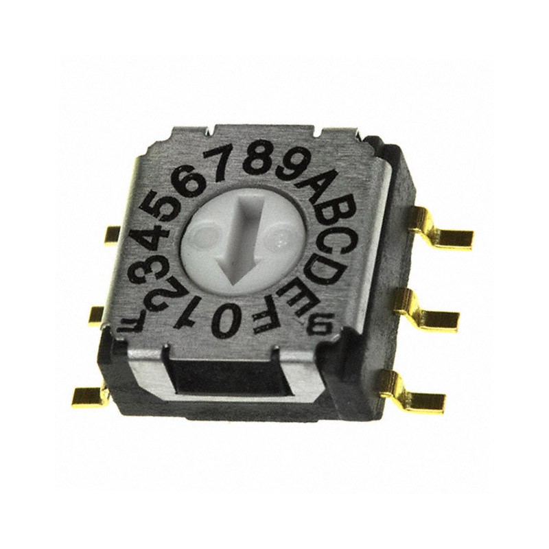 1 pcs : 428542320817 - SW ROTARY DIP HEX COMP 0.1A 42V