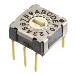 1 pcs : 428547320916 - SWITCH ROTARY DIP HEX 0.1A 42V