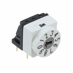 1 pcs : 429427320910 - SWITCH ROTARY DIP BCD 0.15A 24V