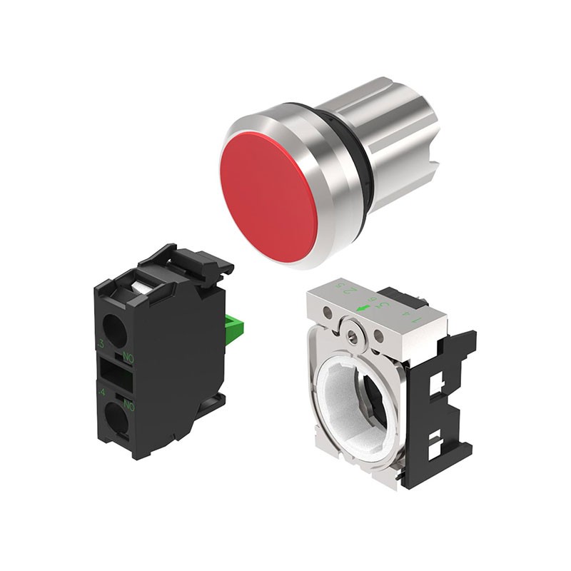 1 pcs : 45-1131.2120.000.102 - SWITCH PUSH SPST-NC 10A 500V