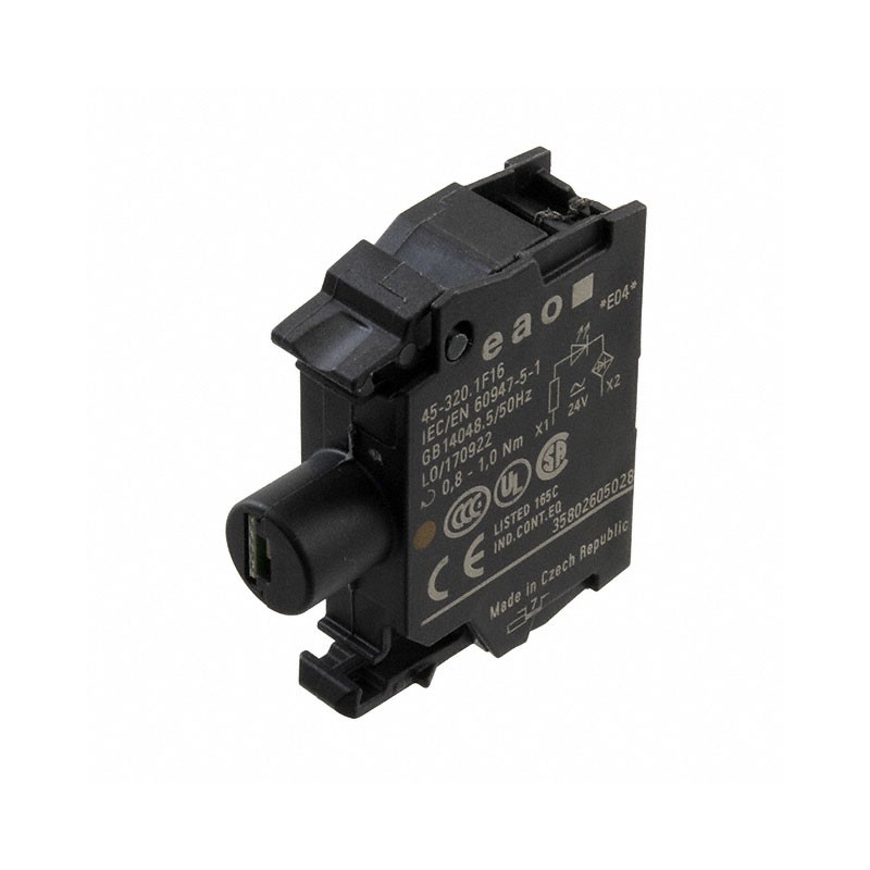 1 pcs : 45-320.1F16 - CONFIG SWITCH LAMP LED AMBER 24V