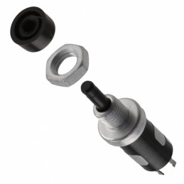 1 pcs : 46-102 BLK - SWITCH PUSH SPDT 0.25A 115V