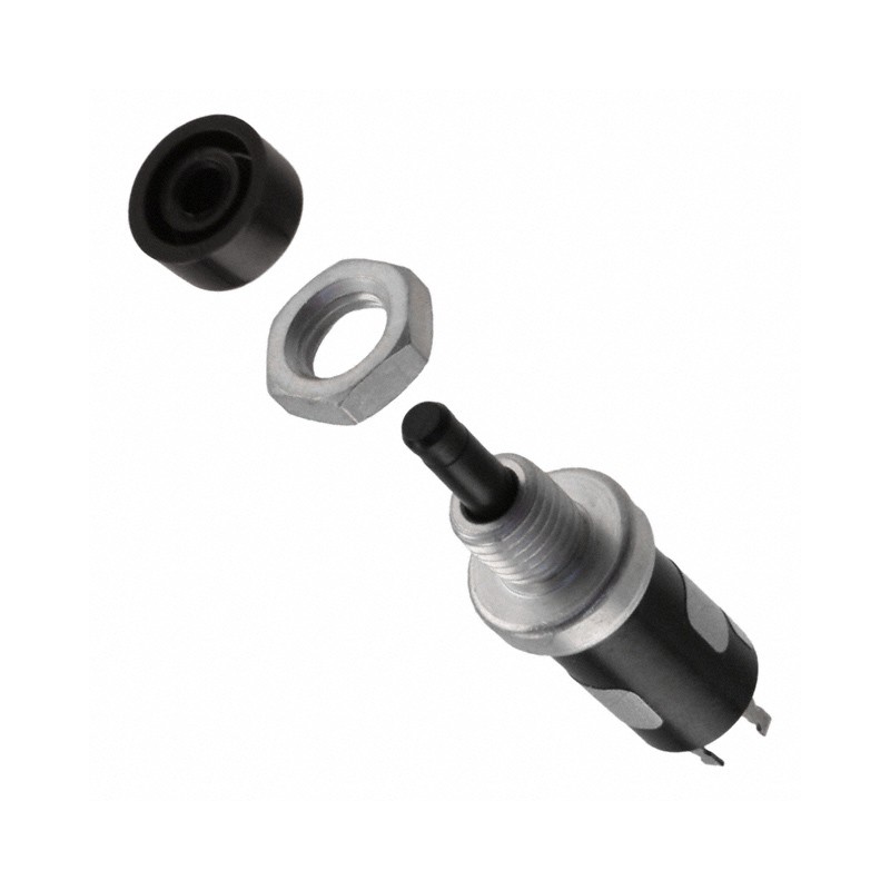 1 pcs : 46-102 BLK - SWITCH PUSH SPDT 0.25A 115V