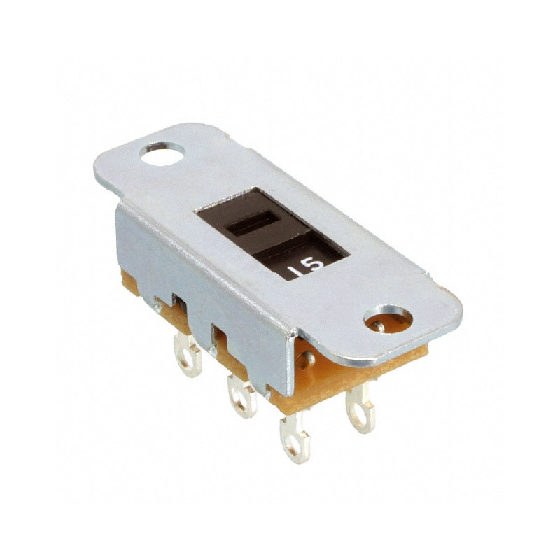 1 pcs : 46206LFRX - SWITCH SLIDE DPDT 3A 125V