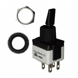 1 pcs : 4641A22UU - SWITCH TOGGLE DPST 6A 125V