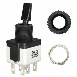1 pcs : 4646A22UU - SWITCH TOGGLE DPDT 6A 125V