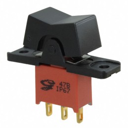 1 pcs : 47BWSP4R1M1RT - SWITCH ROCKER SPDT 0.4VA 20V