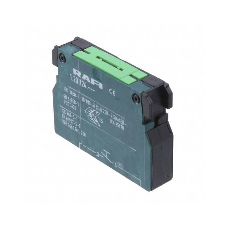1 pcs : 5.00.100.140/0000 - CONTACT BLOCK SPST-NO 10A 250V