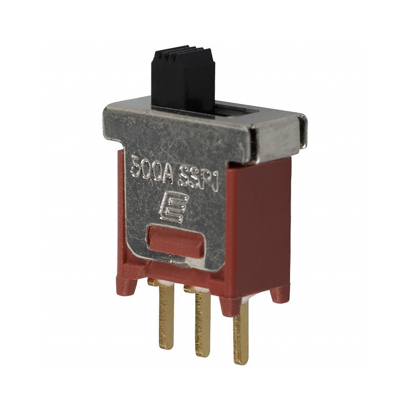 1 pcs : 500ASSP1M2RE - SWITCH SLIDE SPDT 0.4VA 20V