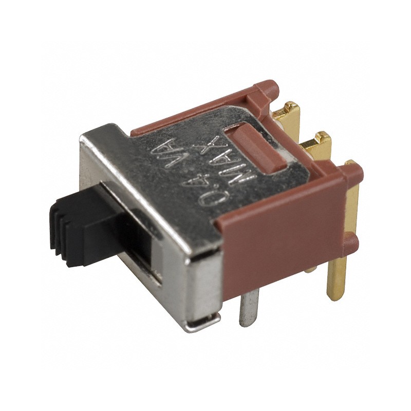 1 pcs : 500ASSP1M6RE - SWITCH SLIDE SPDT 0.4VA 20V