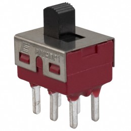 1 pcs : 500SDP1S1M2QEA - SWITCH SLIDE DPDT 5A 120V