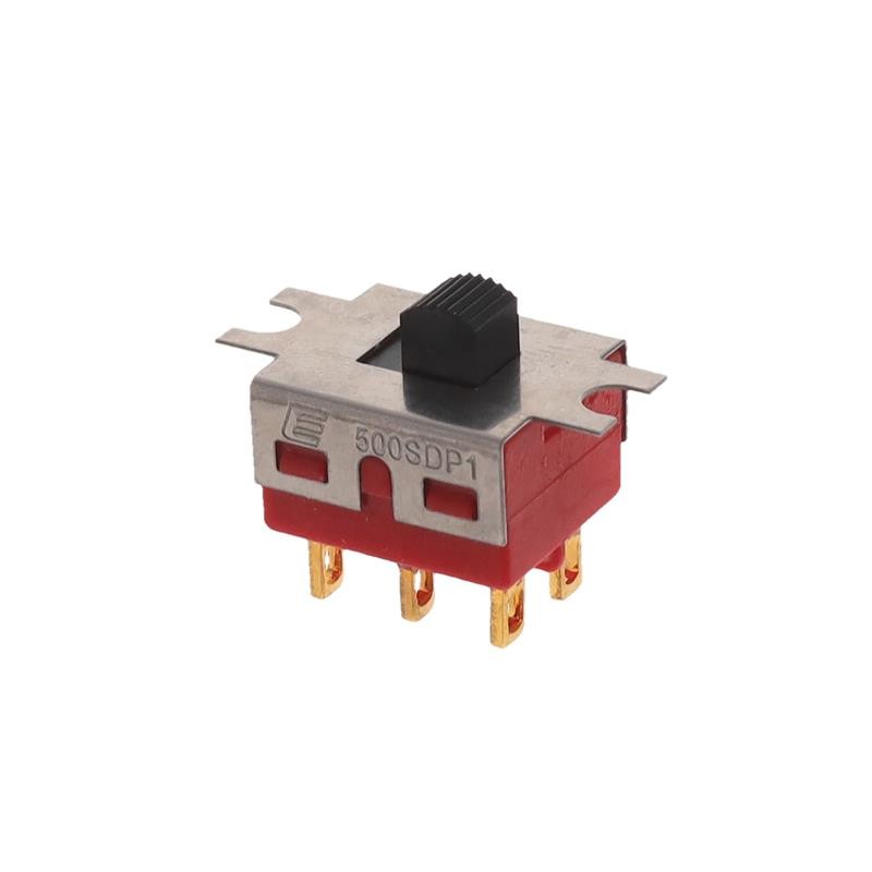 1 pcs : 500SDP1S4M1REB - SWITCH SLIDE DPDT 0.4VA 20V