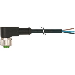1 pcs - Murrelektronik Limited Right Angle Female 4 way M12 to Unterminated Sensor Actuator Cable, 1.5m