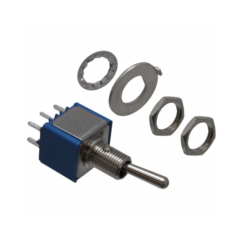 1 pcs : 5246AB - SWITCH TOGGLE DPDT 6A 125V