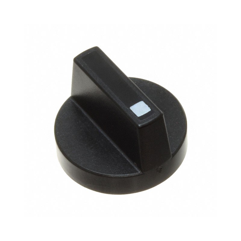 1 pcs : 52-928.0 - ROTATING KNOB BLACK D18 PLASTIC