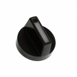 1 pcs : 52-928.9 - ROTATING KNOB BLACK/WHITE D18 PL