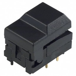1 pcs : 5501M1BLKX - SWITCH PUSH SPDT 0.3A 12V