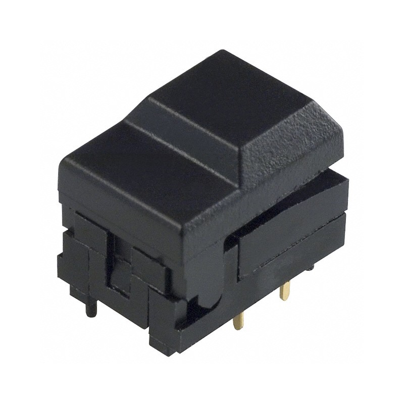 1 pcs : 5501M1BLKX - SWITCH PUSH SPDT 0.3A 12V
