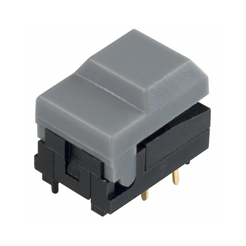 1 pcs : 5501MGRYX - SWITCH PUSH SPDT 0.3A 12V