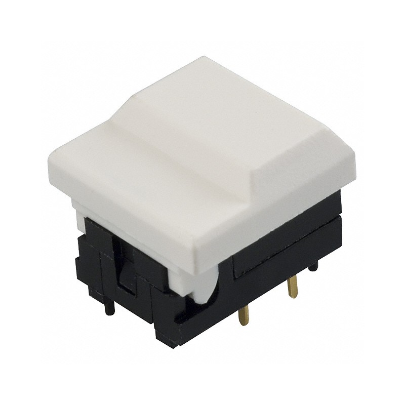 1 pcs : 5511MWHTX - SWITCH PUSH SPDT 0.03A 12V