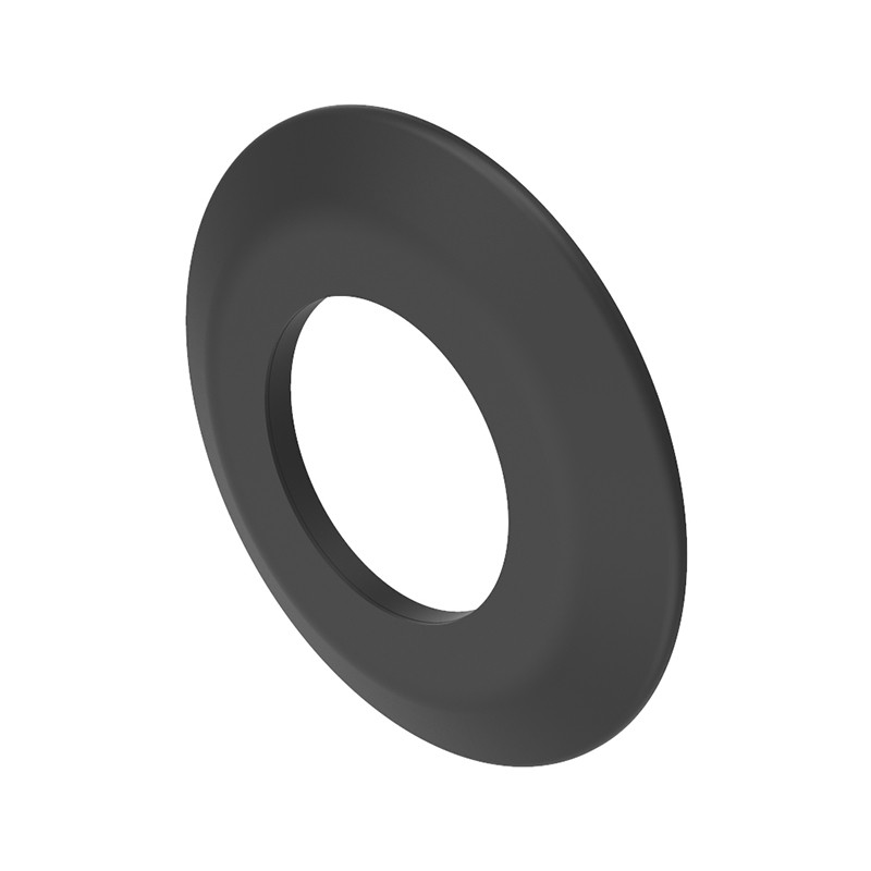 1 pcs : 56-1000 - FRONT BEZEL BLACK RAL 9017 ROUND