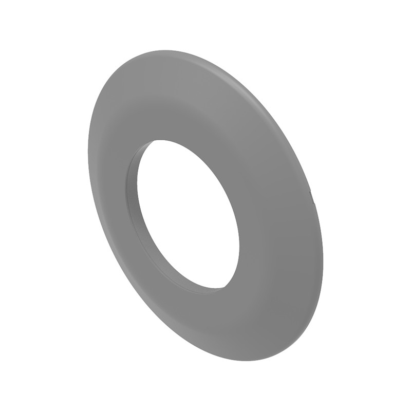 1 pcs : 56-1800 - FRONT BEZEL GREY RAL 7043 ROUND