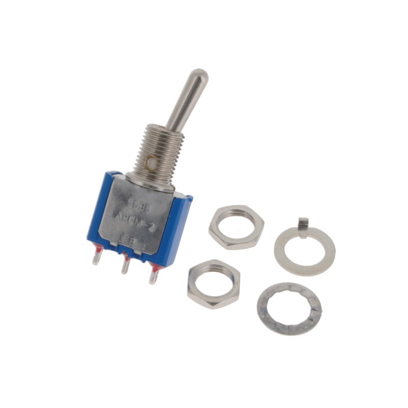 1 pcs : 5636ABULCSA - SWITCH TOGGLE SPDT 6A 125V