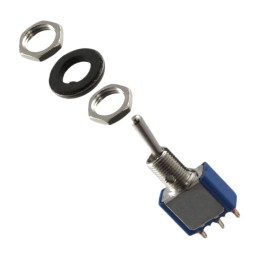 1 pcs : 5636AKB - SWITCH TOGGLE SPDT 6A 125V