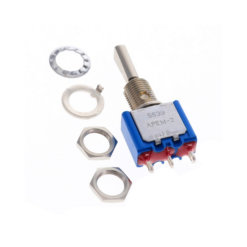 1 pcs : 5639AB9 - SWITCH TOGGLE SPDT 6A 125V