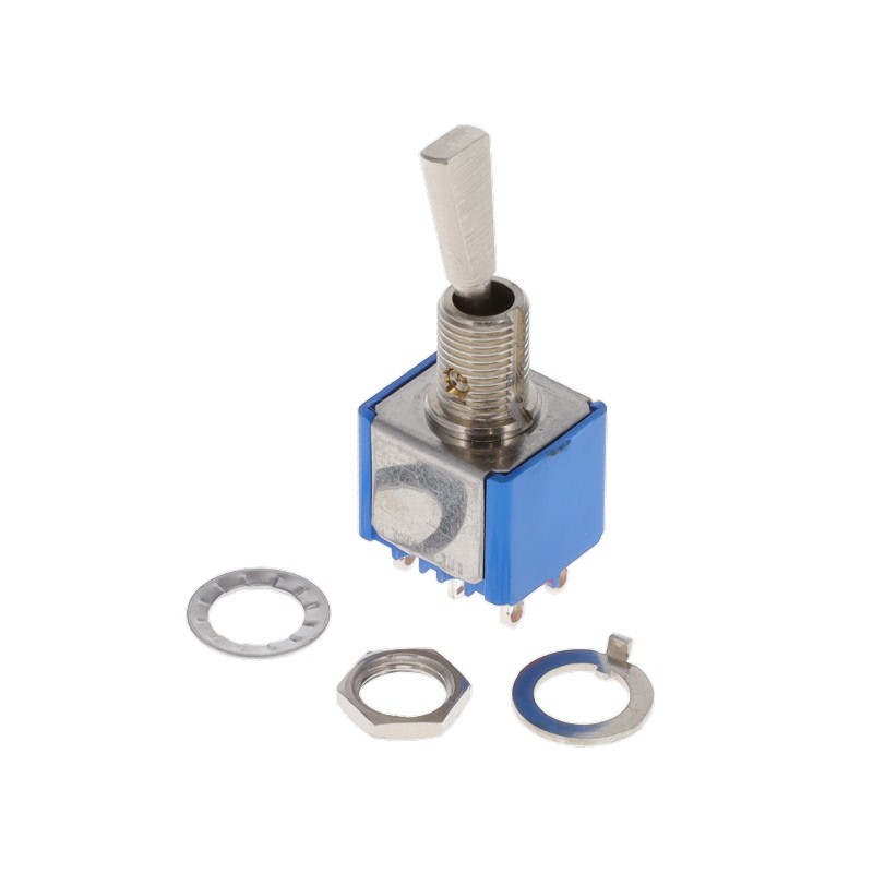 1 pcs : 5642AB9 - SWITCH TOGGLE DPDT 6A 125V