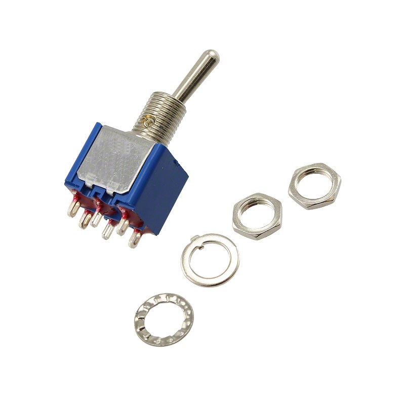 1 pcs : 5646AB - SWITCH TOGGLE DPDT 6A 125V