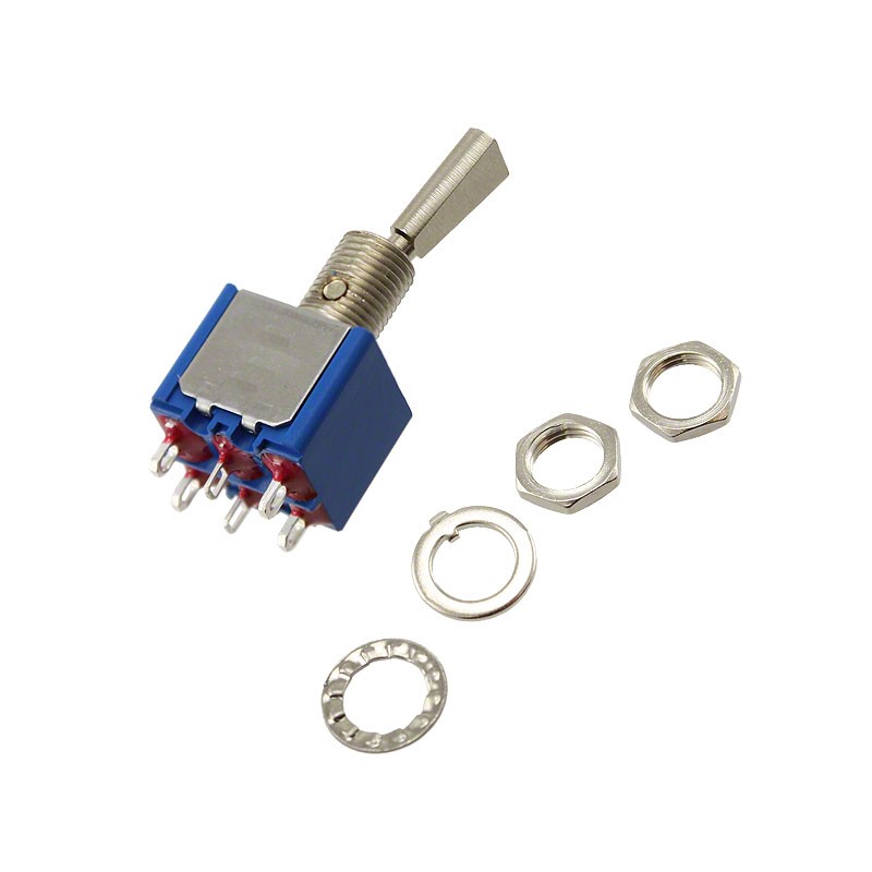 1 pcs : 5646AB9 - SWITCH TOGGLE DPDT 6A 125V