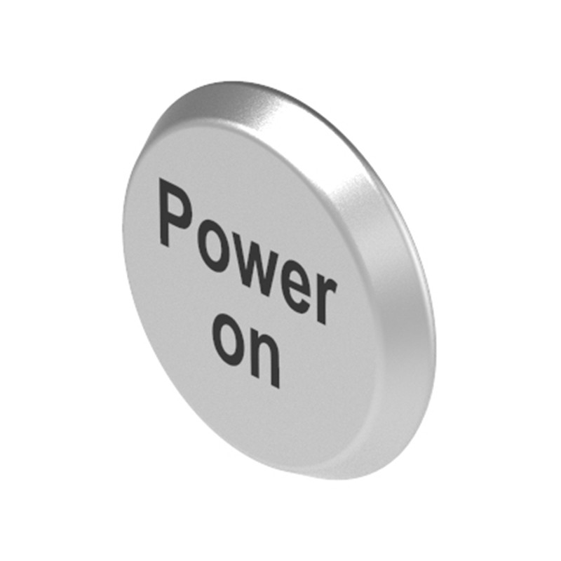 1 pcs : 56-6.00009 - CONFIG SWITCH LENS SILVER ROUND