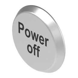 1 pcs : 56-6.00010 - CONFIG SWITCH LENS SILVER ROUND