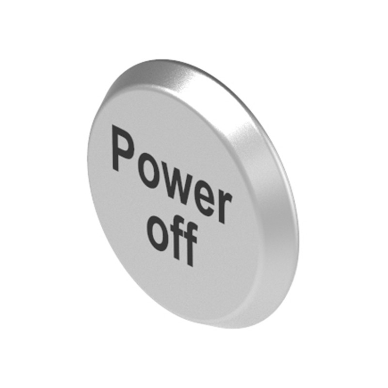 1 pcs : 56-6.00010 - CONFIG SWITCH LENS SILVER ROUND