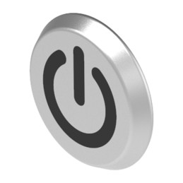 1 pcs : 56-6.00013 - CONFIG SWITCH LENS SILVER ROUND