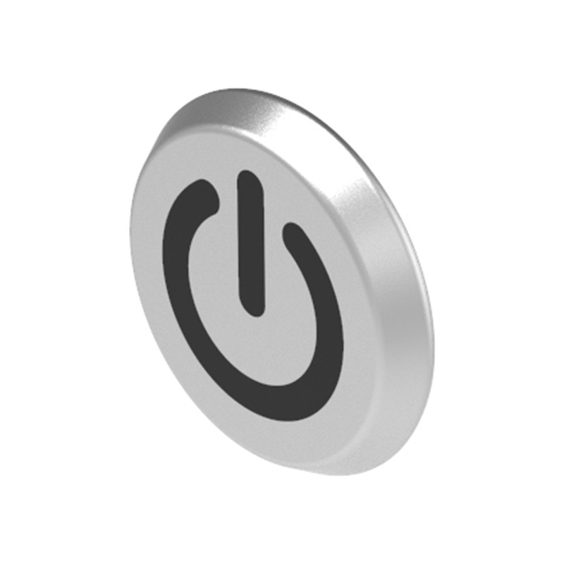 1 pcs : 56-6.00013 - CONFIG SWITCH LENS SILVER ROUND