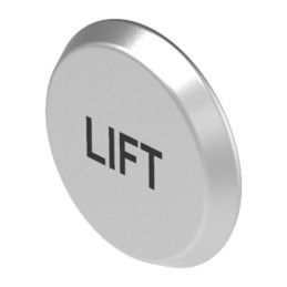 1 pcs : 56-6.00014 - CONFIG SWITCH LENS SILVER ROUND