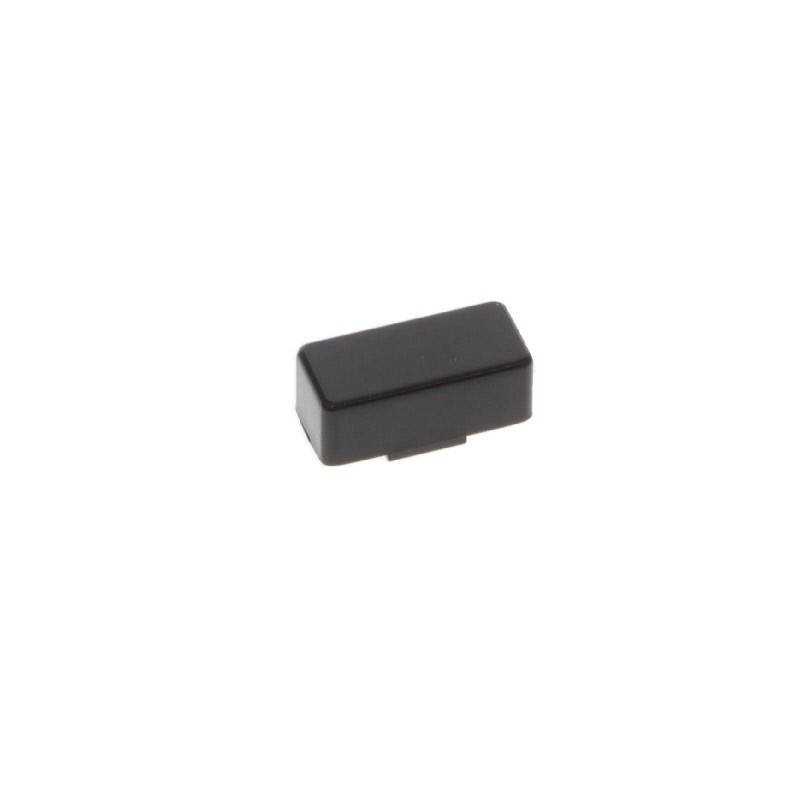 1 pcs : 5JBLK - CAP PUSHBUTTON RECTANGULAR BLACK