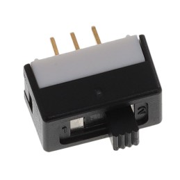 1 pcs : 600SP1S2M1R - SWITCH SLIDE SPDT 0.4VA 20V