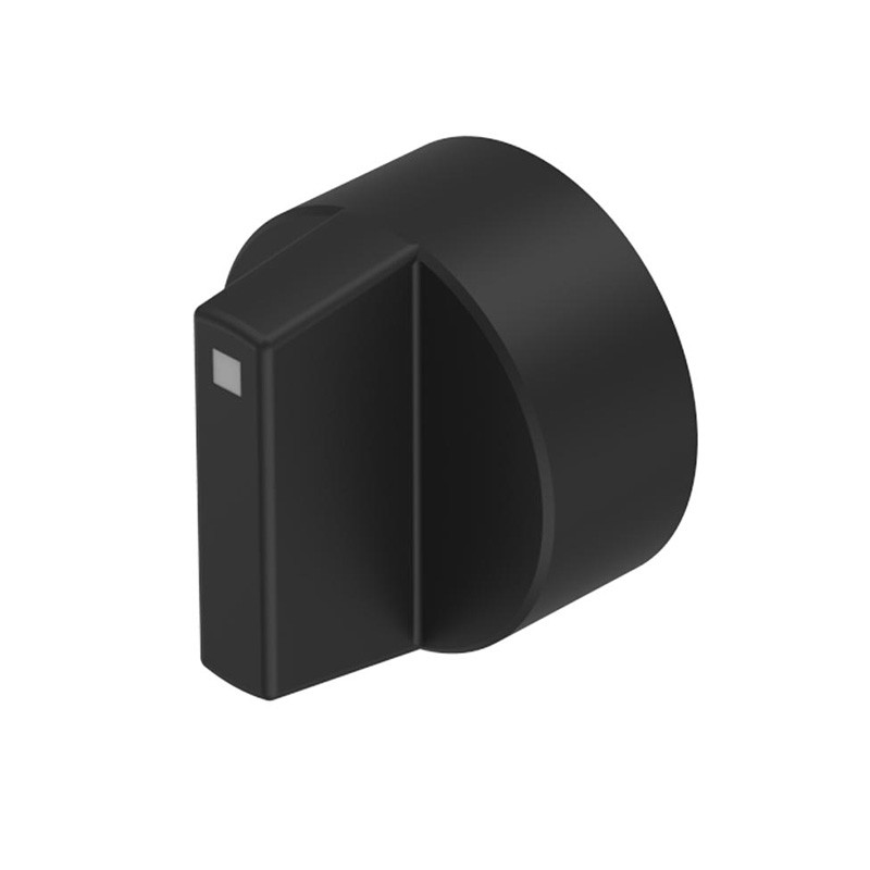 1 pcs : 61-9028.0 - ROTATING KNOB BLACK D18 PLASTIC