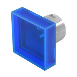 1 pcs : 61-9311.6 - CONFIG SWITCH LENS BLUE SQUARE
