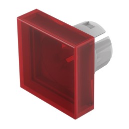 1 pcs : 61-9321.2 - CONFIG SWITCH LENS RED SQUARE
