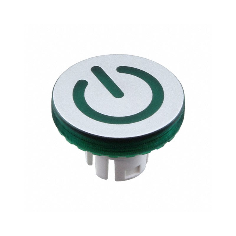 1 pcs : 61-9643.503 - CONFIG SWITCH LENS GREEN ROUND