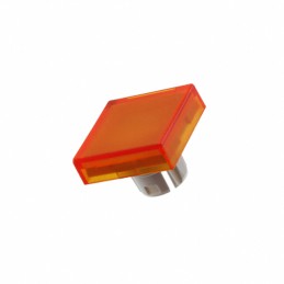1 pcs : 61-9671.3 - CONFIG SWITCH LENS ORANGE SQUARE